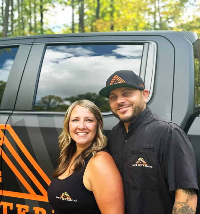 Shawn and Jennifer Roland, owners of Link Exteriors